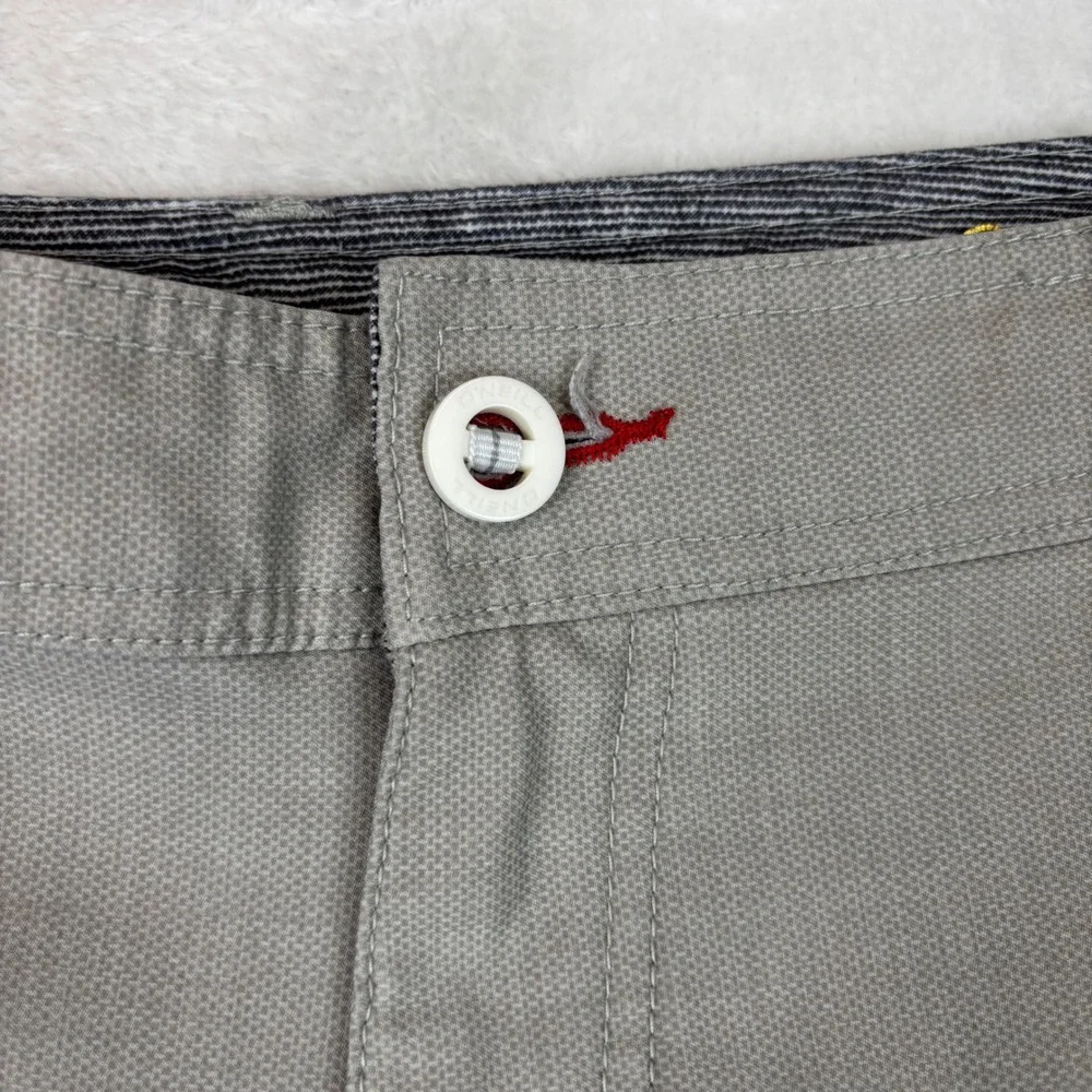 ONeill Hybrid Shorts Mens 33 Grey Textured Boardshorts Walkshorts